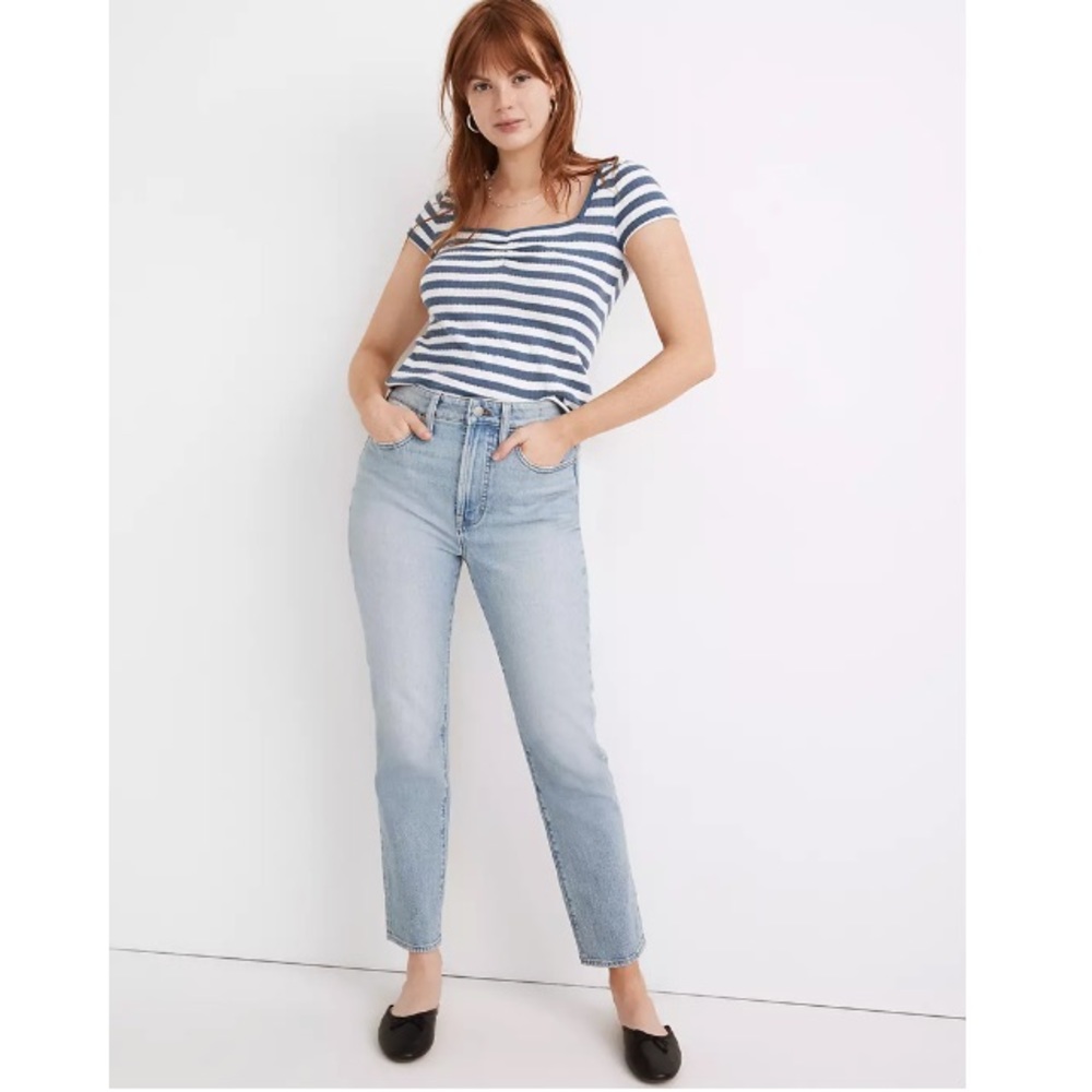 Madewell The Curvy Perfect Vintage Jean in Fiore Wash